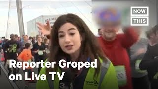 Reporter Groped on Live TV Fires Back | NowThis video
