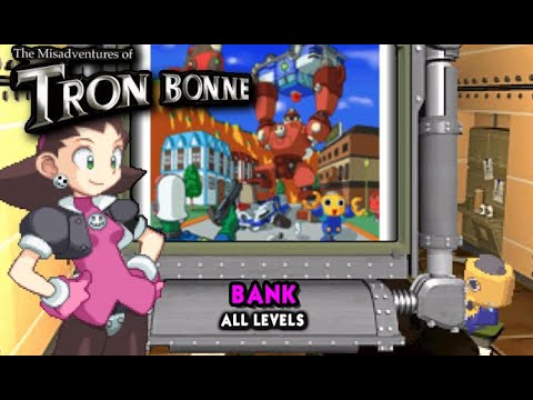 The Misadventures of Tron Bonne: Bank Mission - All Levels (no commentary) PS1