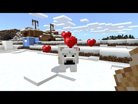 CRAZY SECRET: Taming Polar Bear in Minecraft!