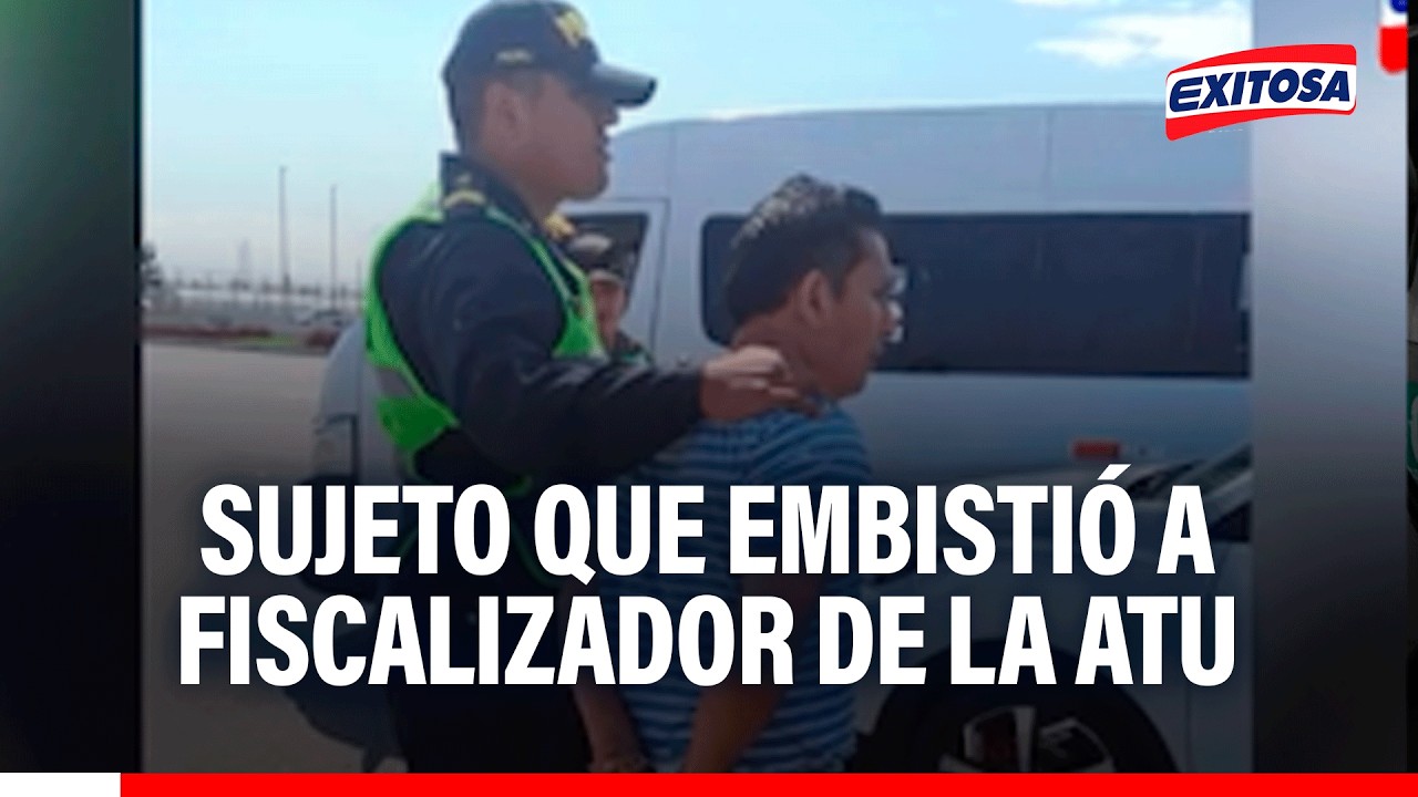 🔴🔵 Sujeto que embistió a fiscalizador de la ATU: “Hay delito de desobediencia”, indica