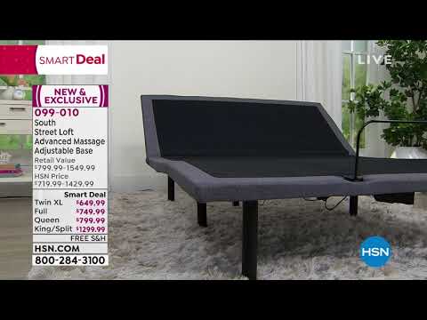 South Street Loft Advanced Massage Adjustable Base  Twin...