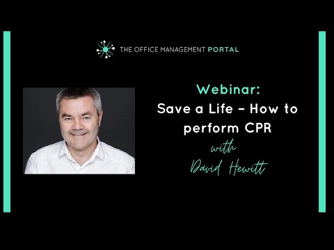 Save a Life - How to perform CPR, with David Hewitt from East Saxon Training