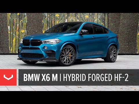 BMW X6 M | Vossen Hybrid Forged HF-2 Wheel | Tinted Matte Gunmetal