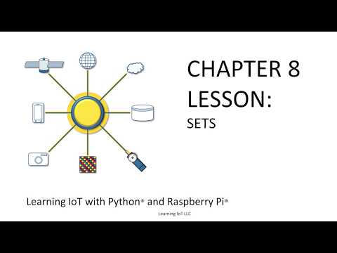 Learning Iot With Python And Raspberry Pi Sets In Python Lesson
