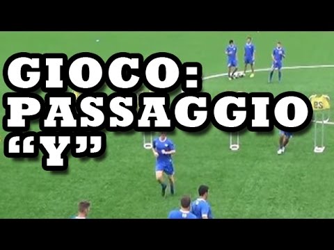 Esercizi scuola calcio: Passaggio Y