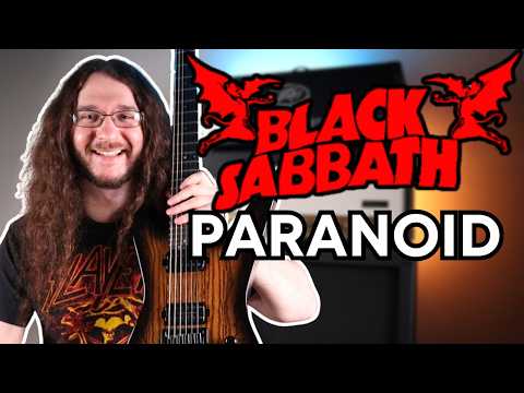 Black Sabbath - Paranoid (Guitar Lesson with Tabs)