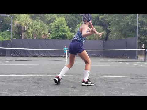 Tennis with Mia video - 10 year old - Pro in the making
