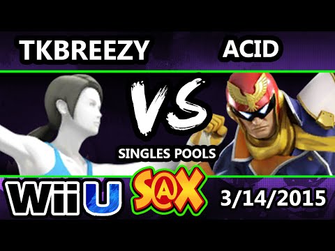 S@X Monthly - VGBC | TKbreezy (WFT) Vs. Acid (Captain Falcon) SSB4 - Smash 4 - Smash Wii U