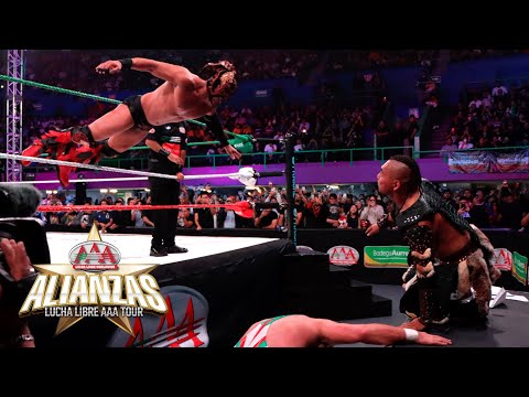 FULL FIGHT: Dragon Lee vs. Hijo del Vikingo vs. El Grande Americano | AAA Wrestling