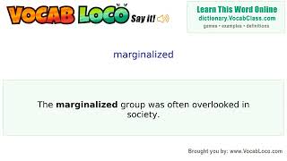 Video thumbnail for marginalized