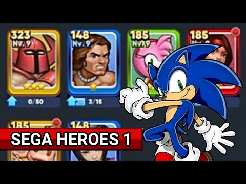 SH 1 COMIENZA LA COLECCION DE PERSONAJES SEGA HEROES
