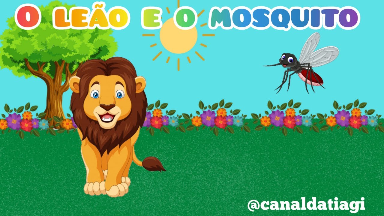 O LEÃO E O MOSQUITO | HISTÓRIA ANIMADA