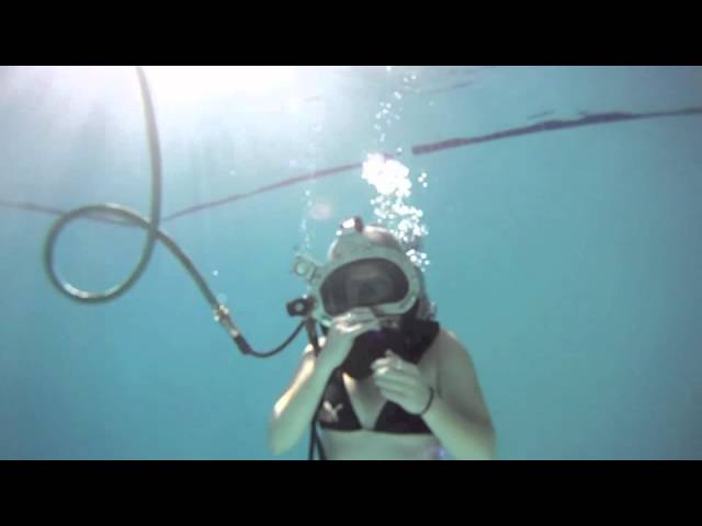 Hard Hat Diver Girl