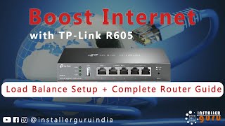 TP-Link R605 Load Balance Router Setup | Multiple WAN Internet Speed Boost & Full Guide #tplink