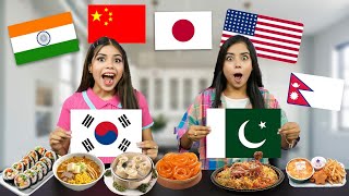 Eating Different Country Food Challenge 😍अल