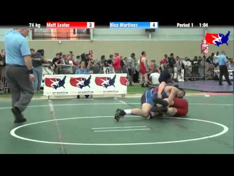 Matt Lester vs. Nico Martinez at 2013 ASICS University Nationals - FS
