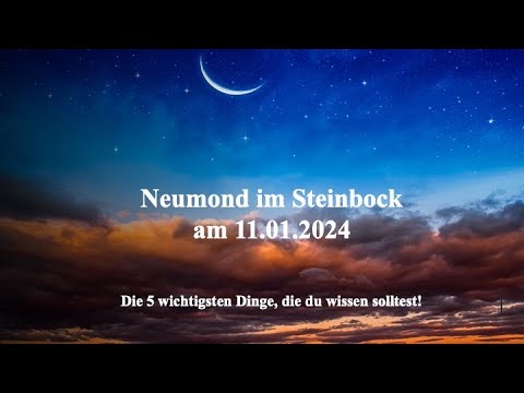 Neumond im Steinbock🌙♑️ "Mit Visionen und Mut in die Zukunft" #neumond #steinbock