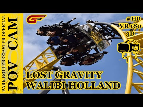 VR180 3D - Lost Gravity - On Ride / POV CAM - Walibi Holland