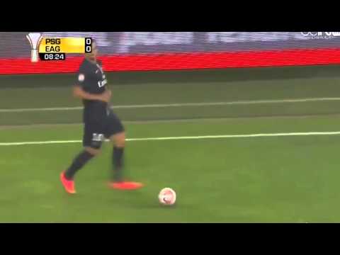 Zlatan Ibrahimovic First Goal in Season - PSG vs Guingamp 1-0 French Supercup 2/8/2014
