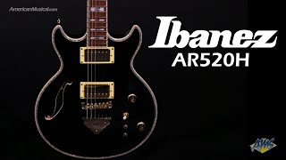 Video thumbnail for Ibanez AR520H Artist Semi-Hollow Electric Guitar- AmericanMusical.com by American Musical Supply
