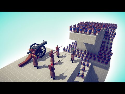 USSR ARMY SOLIDERS vs 100x UNITS - TABS | Totally Accurate Battle Simulator