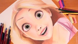 Drawing: RAPUNZEL | Tangled | BUDGET ART