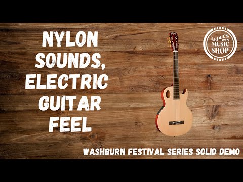 WASHBURN Festival CUSTOM ART Guitar - EACT42S Classical Thinline image 12