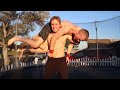 WWE John Cena Vs Randy Orton Trampoline