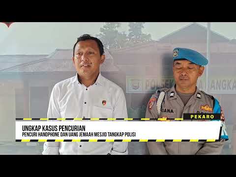 Pencuri Handphone dan Uang Jemaah Mesjid Tangkap Polisi