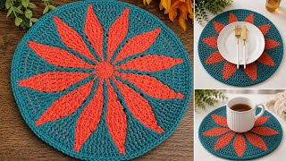 Simple and Beautiful Crochet Doily Pattern Step by Step