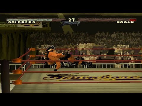 WCW/NWO Thunder - Goldberg - World Heavyweight Championship (PS1)
