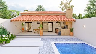 SMALL LOW-COST BACKYARD HOUSE │ 1 BEDROOM │ 75M² │ LOT 10X20