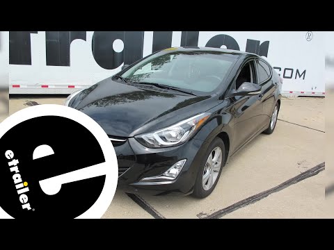 etrailer | DIY Install: Curt Trailer Hitch Receiver on your 2016 Hyundai Elantra