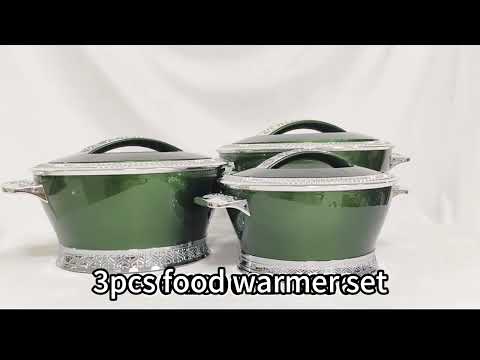 3-Piece Food Warmer Set – 2.2L/4.4L/6.5L
