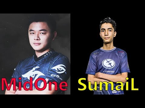 SumaiL- vs MidOne - 1v1 SOLO MID - DAC DOTA 2