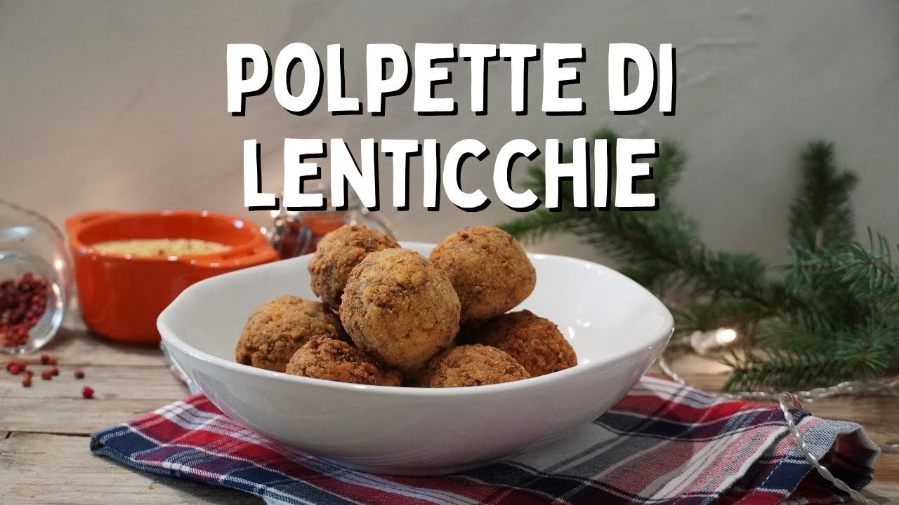 POLPETTE di lenticchie con maionese veg