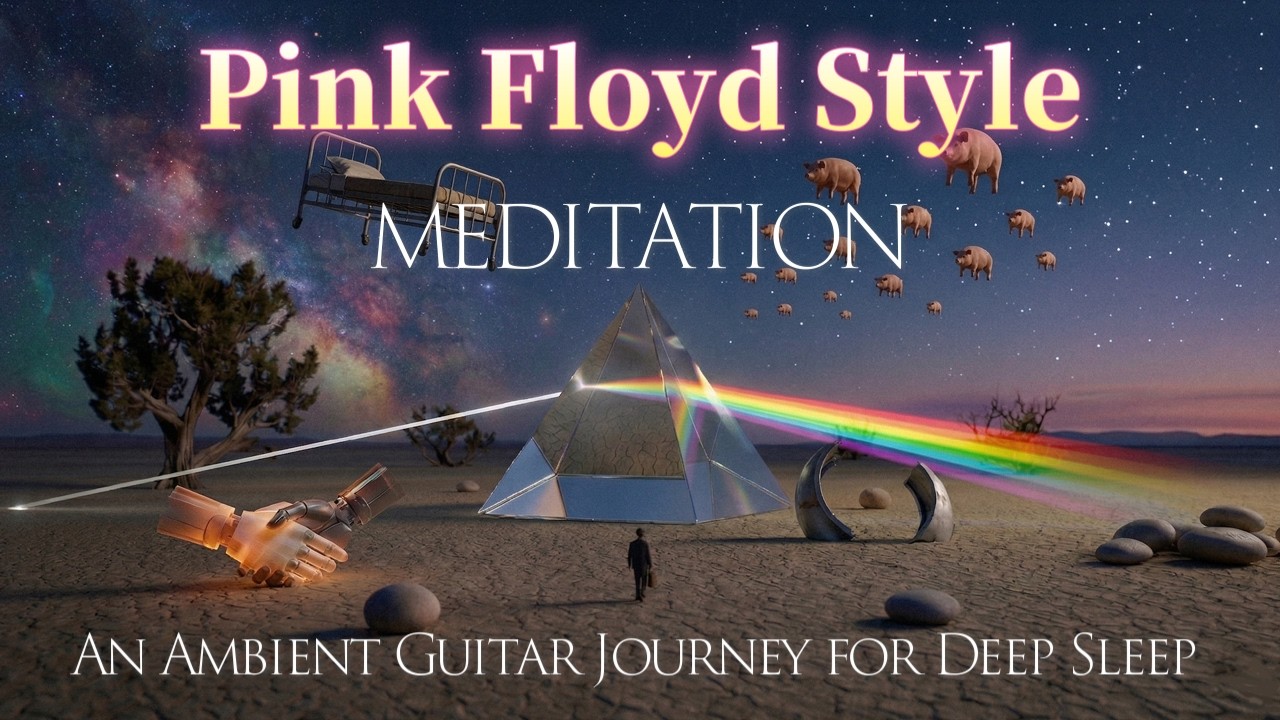 PINK FLOYD STYLE MEDITATION | Deep Cosmic Journey for Sleep & Relaxation