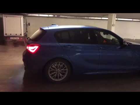 M140i exhaust in parking garage / Car sound