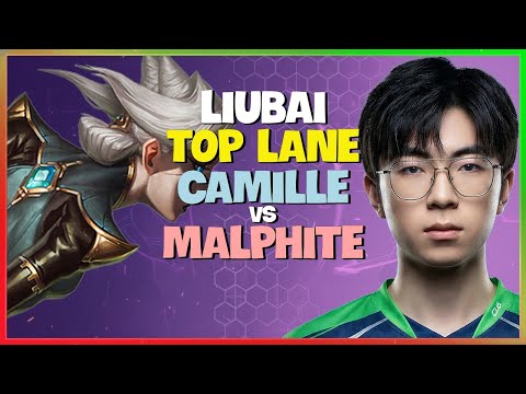 Liubai's Rank 1 Camille Mechanics: Challenger Top Lane Masterclass (Engsub)