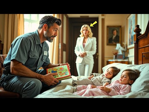 The Billionaire’s Twins Couldn’t Sleep… Until the Single Dad Janitor Did Something Unforgettable