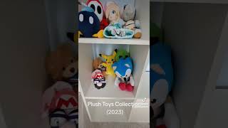 Plush Toys Collection (2023) #supermario #sonicthehedgehog #animalscrossing #minecraft #pokemon
