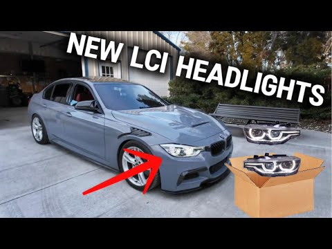 INSTALLING LCI HEADLIGHTS ON A BMW F30 335I !!!