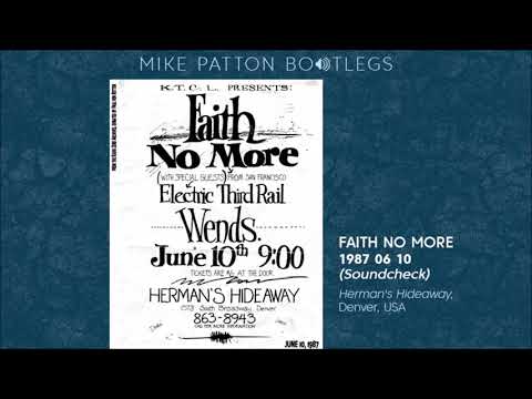1987/06/10 Faith No More - Herman's Hideaway, Denver, CO, USA (Chuck Mosley Vocal) (Soundcheck)