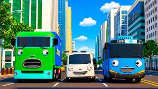 HELP EACH OTHER! 🚌 Tayo The Little Bus: Big Vehicles Teamwork 🚧 Super Toons For Kids