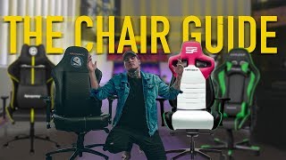 THE BUYERS GUIDE FOR GAMING CHAIRS 2019