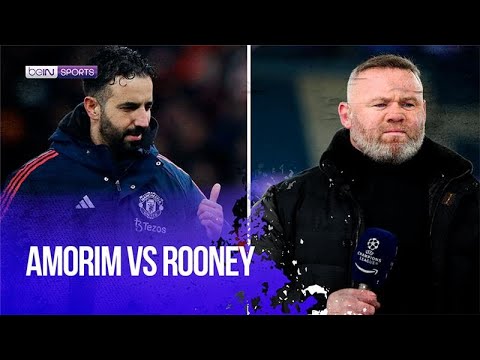 Amorim hits back over Rooney 🤯