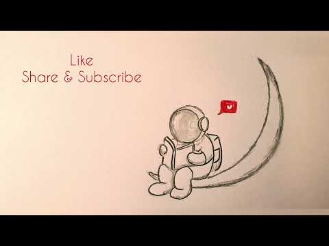 02_2 Min Sketch-Cute Astronaut