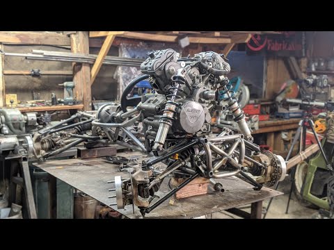 1000cc 4WD Off Road Go Kart Build Ep. 6 Steering