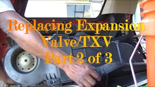 2002 Lincoln Navigator Rear Air Condition Repair-TXV/Expansion Valve Replacement Part 2 of 3