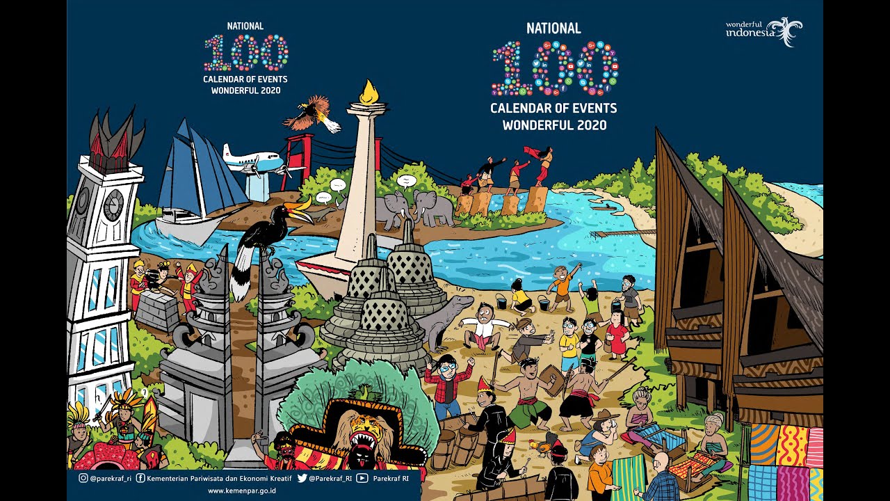 Calender Of Event Kemenparekraf Tahun 2020